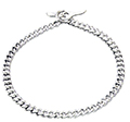 The German brand Sprenger's chock chain is a solid choker which you can rely on. It has a ring at one end and a toggle at the other. This collar is ment for the dogs that have problems with behavior and with the help of a new toggle you may put the collar on your dog without sliding it over the dog's head. This choke is made of strong chromium mesh of 3.00mm x 24'' long.