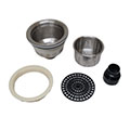 STAINLESS STEEL AND PLASTIC BATH DRAIN KIT