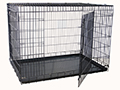 FOLDING TWO-DOOR CAGE, EXTRA STRONG STEEL, 54