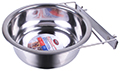STAINLESS BOWL WITH CLAMP