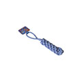 BLUE BRAIDED ROPE TOY, BLUE