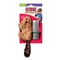 REFILLABLE CATNIP BEAVER TOY FOR CATS